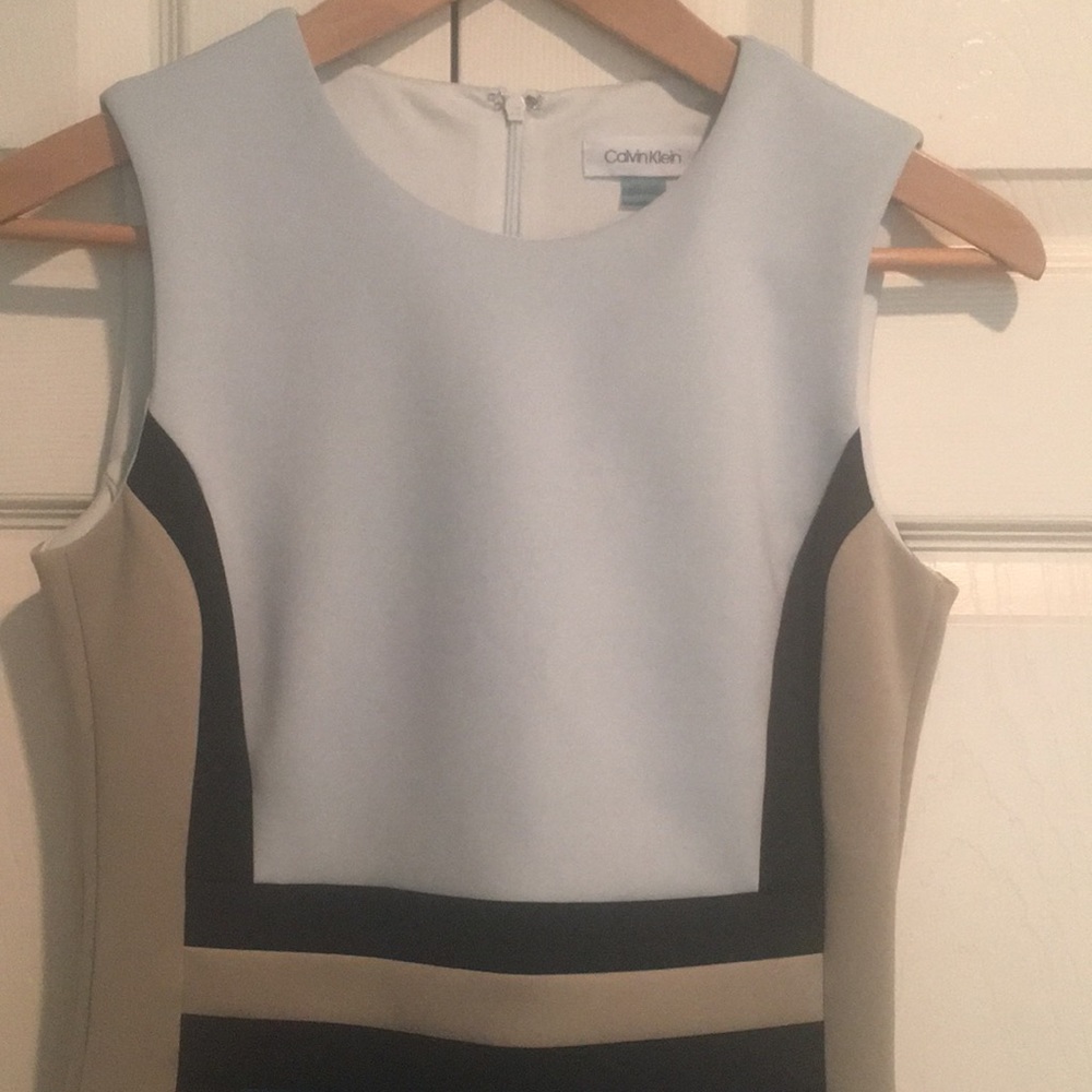 Calvin Klein Color Block Scuba Stretch Dress - image 5